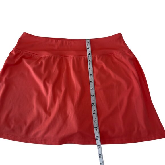 n Fashion Athletic Coral Short Skort Polyester & Spandex Womens SZ L - Picture 6 of 8